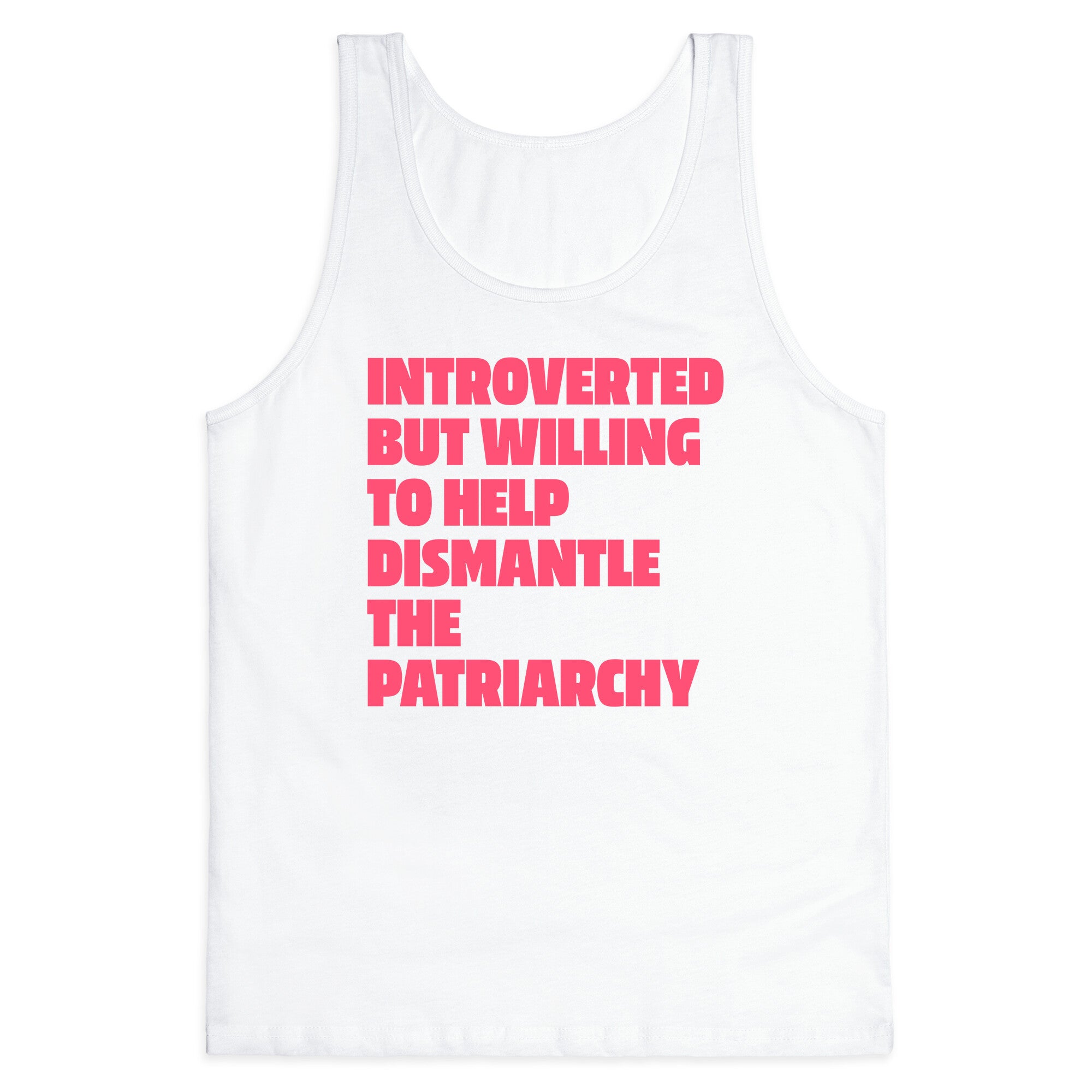 Introverted Tank Top - Adult & Kids T-Shirts, Sweatshirts & Hoodies apparel design preview 1