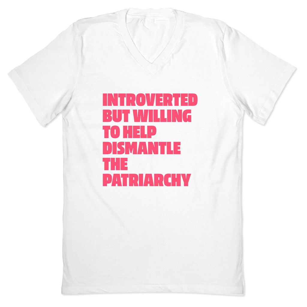 Introverted V-Neck - Adult & Kids T-Shirts, Sweatshirts & Hoodies apparel design preview 1