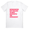 Introverted V-Neck - Adult & Kids T-Shirts, Sweatshirts & Hoodies apparel design preview 1