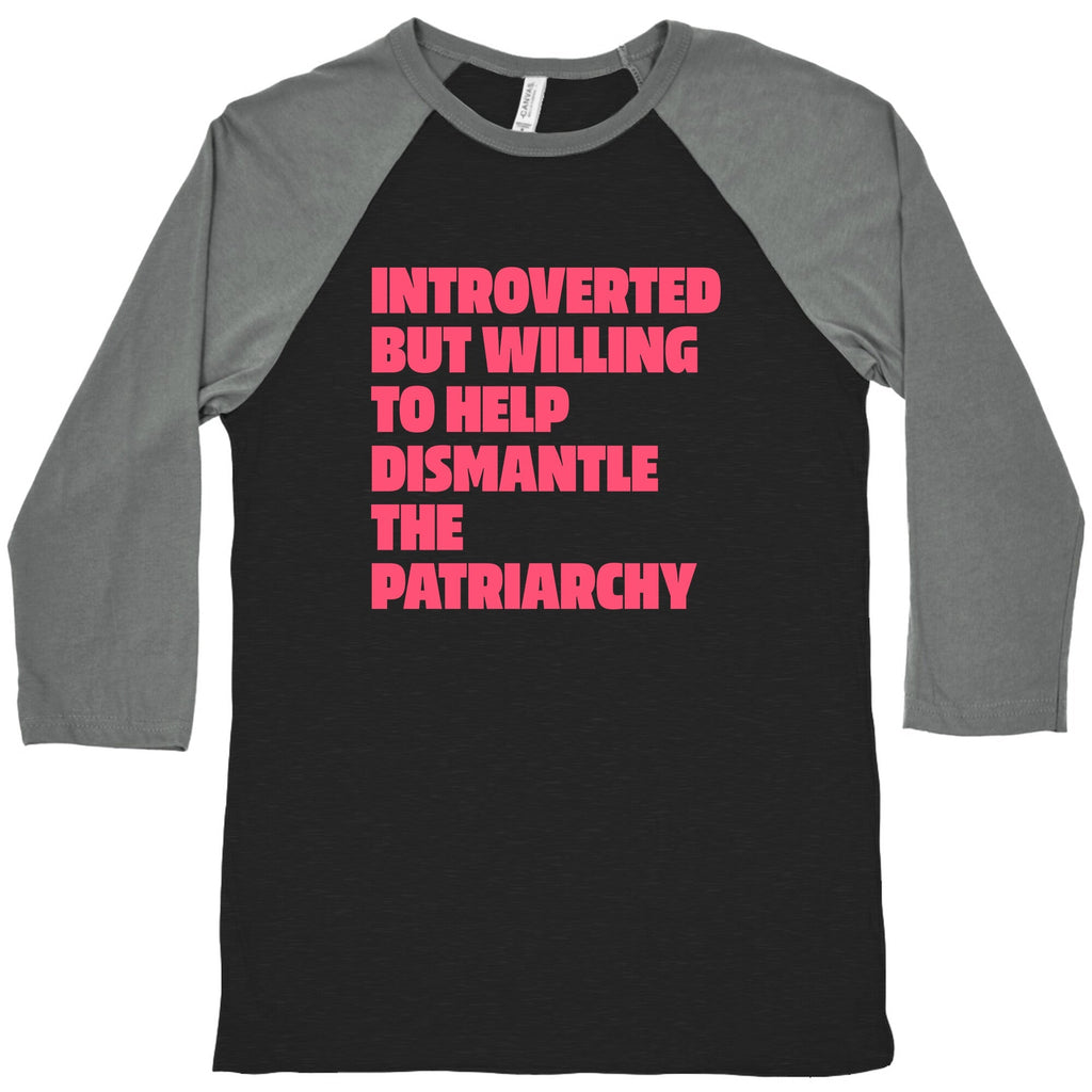 Introverted Baseball - Adult & Kids T-Shirts, Sweatshirts & Hoodies apparel design preview 1