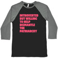 Introverted Baseball - Adult & Kids T-Shirts, Sweatshirts & Hoodies apparel design preview 1