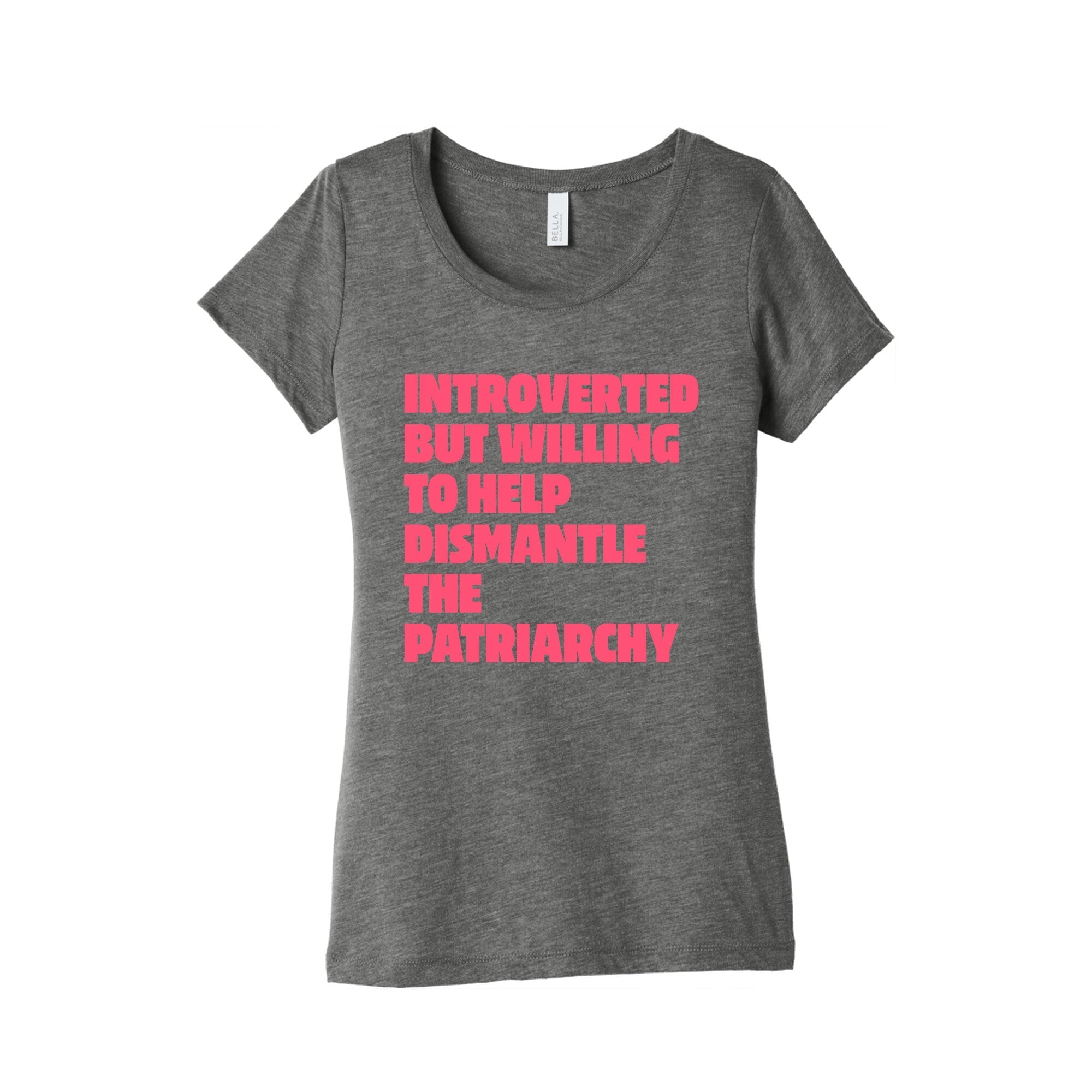 Introverted Womens Triblend - Adult & Kids T-Shirts, Sweatshirts & Hoodies apparel design preview 1
