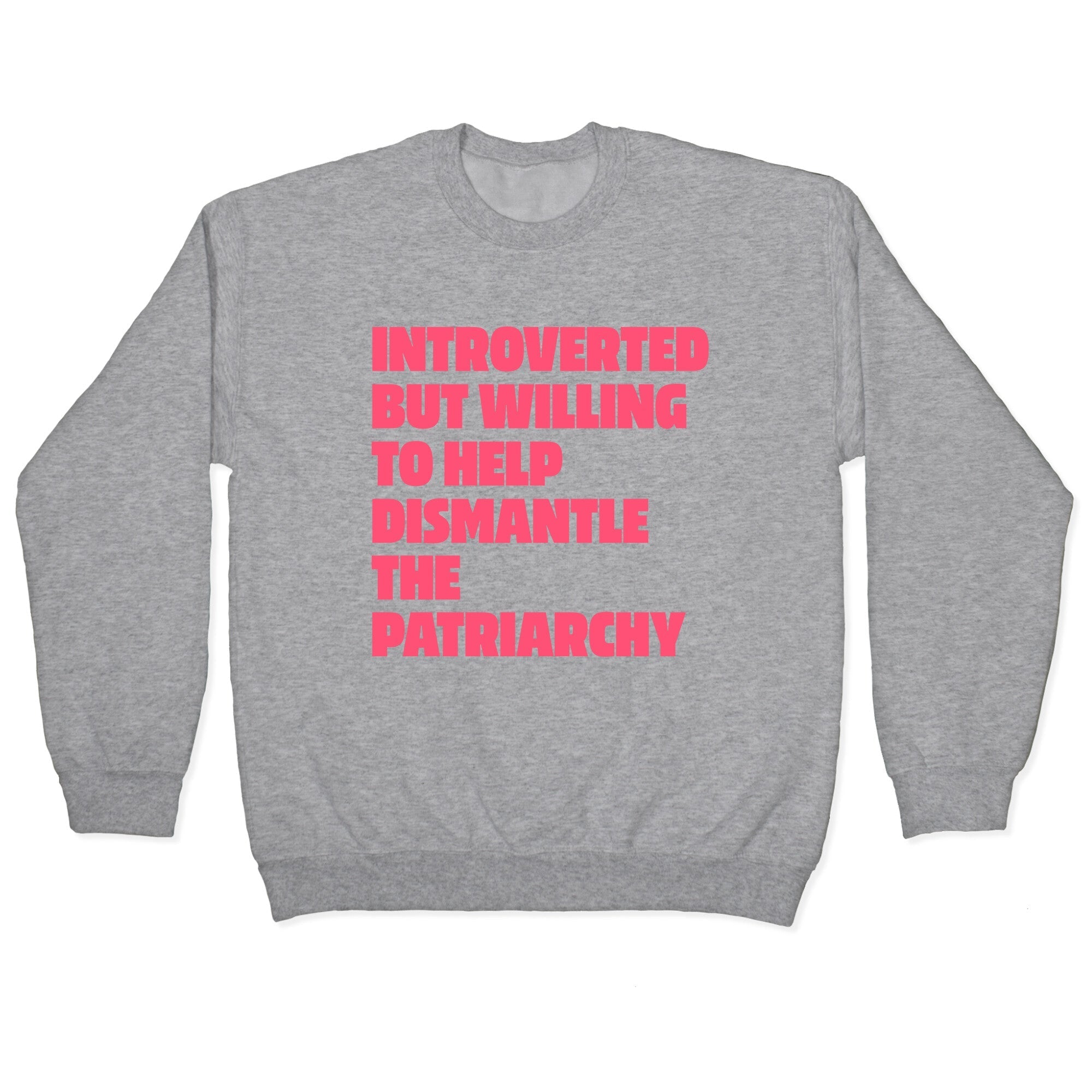 Introverted Crewneck - Adult & Kids T-Shirts, Sweatshirts & Hoodies apparel design preview 1