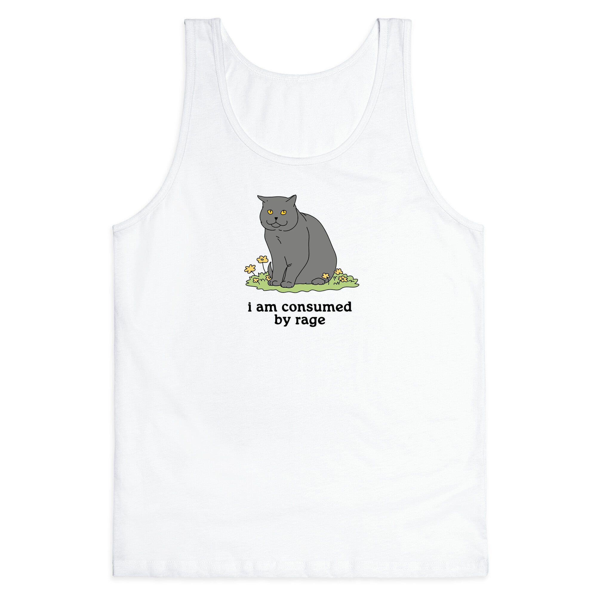 Consumed By Rage Tank Top - Adult & Kids T-Shirts, Sweatshirts & Hoodies apparel design preview 1