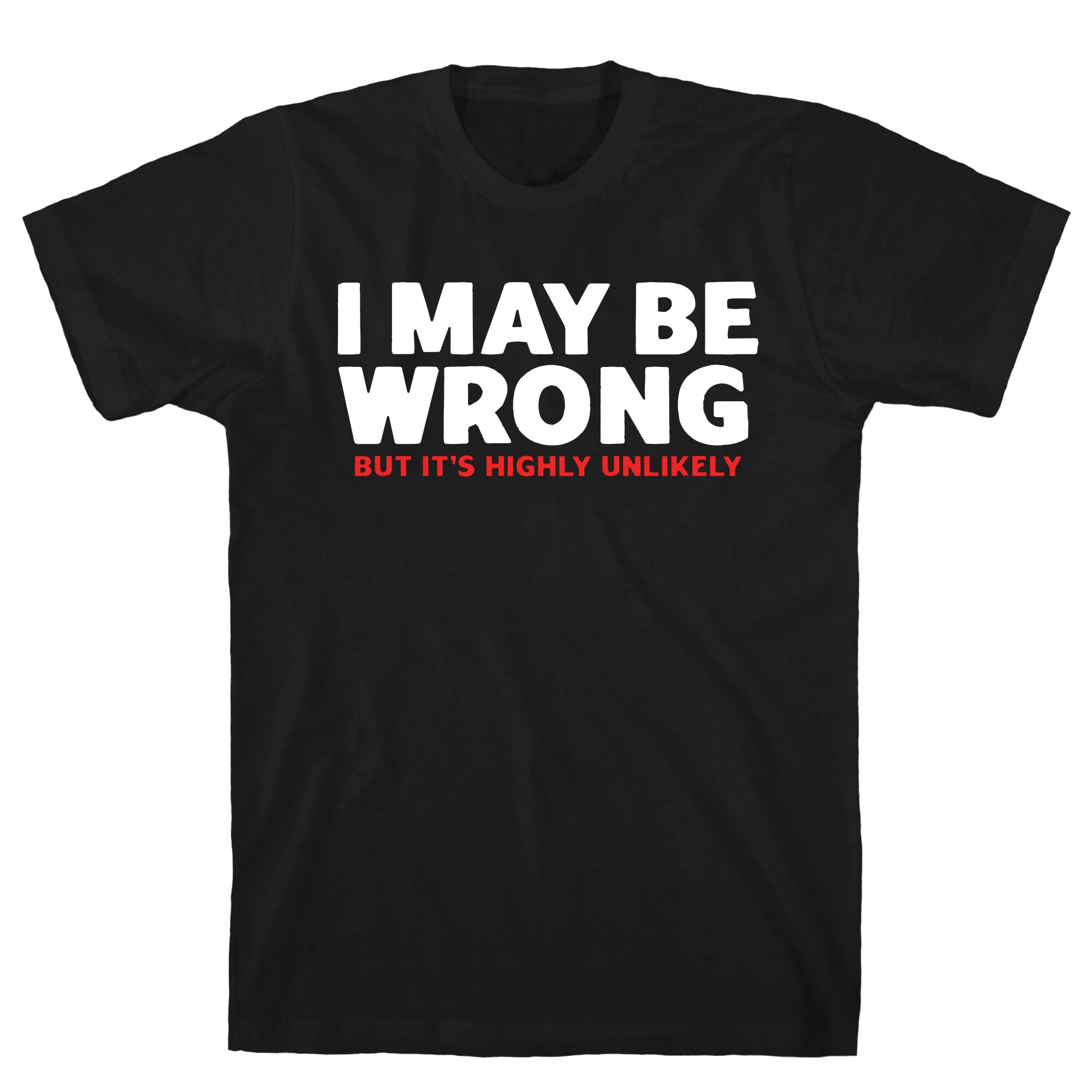 I May Be Wrong - Adult & Kids T-Shirts, Sweatshirts & Hoodies apparel design preview 1