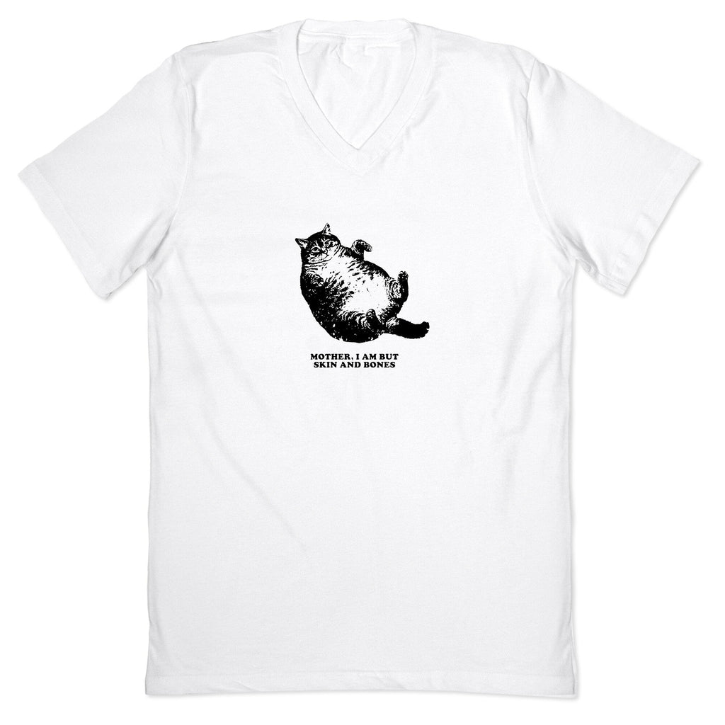 I Am But Skin And Bones V-Neck - Adult & Kids T-Shirts, Sweatshirts & Hoodies apparel design preview 1