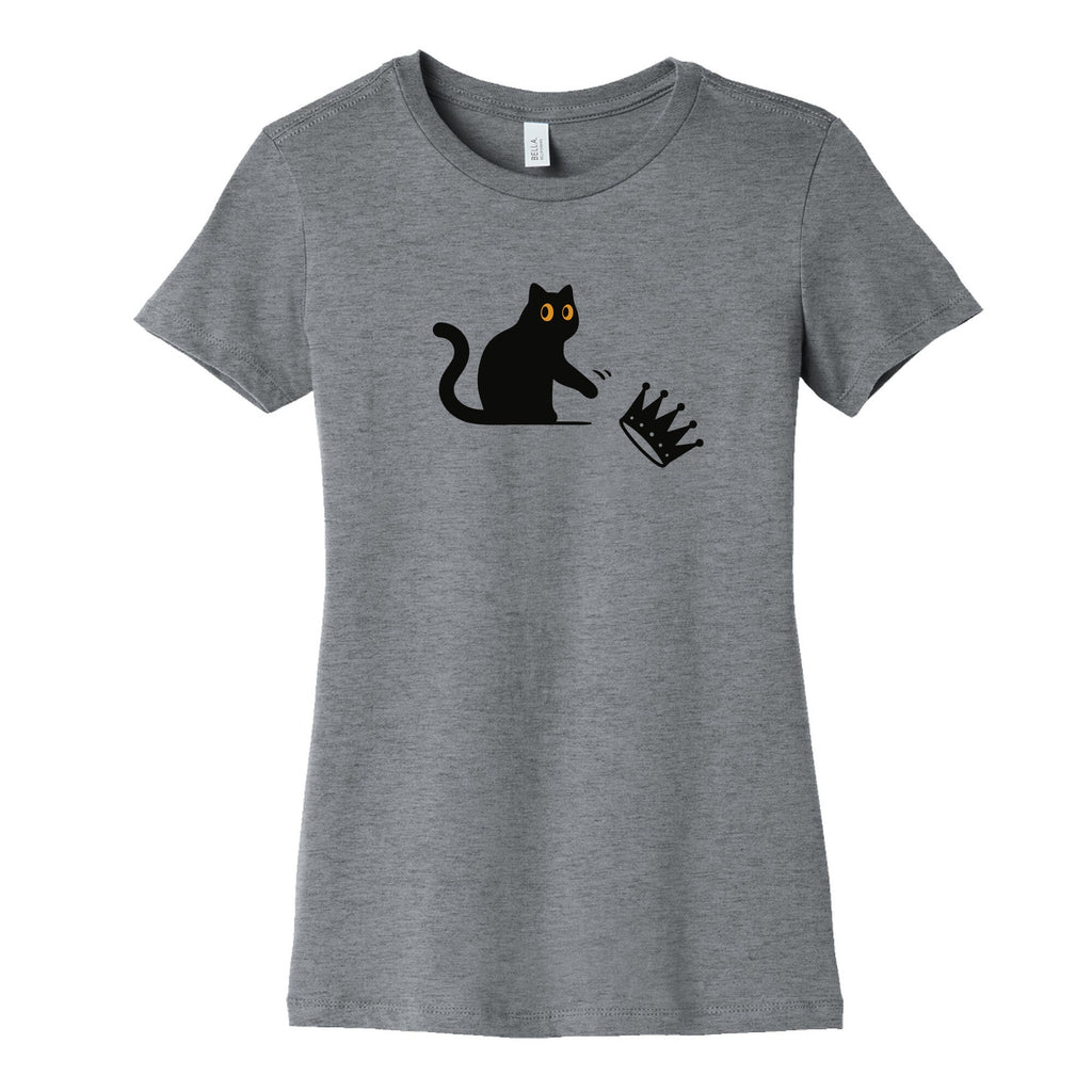No Kings Cat Womens Cotton - Adult & Kids T-Shirts, Sweatshirts & Hoodies apparel design preview 1