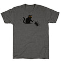 No Kings Cat Unisex Triblend - Adult & Kids T-Shirts, Sweatshirts & Hoodies apparel design preview 1