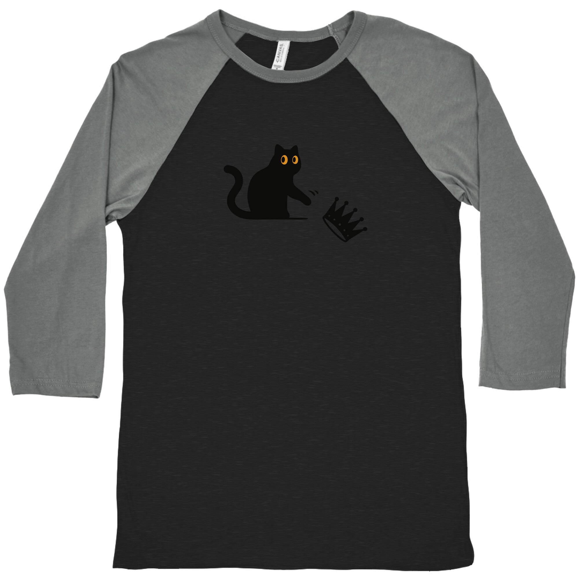 No Kings Cat Baseball - Adult & Kids T-Shirts, Sweatshirts & Hoodies apparel design preview 1