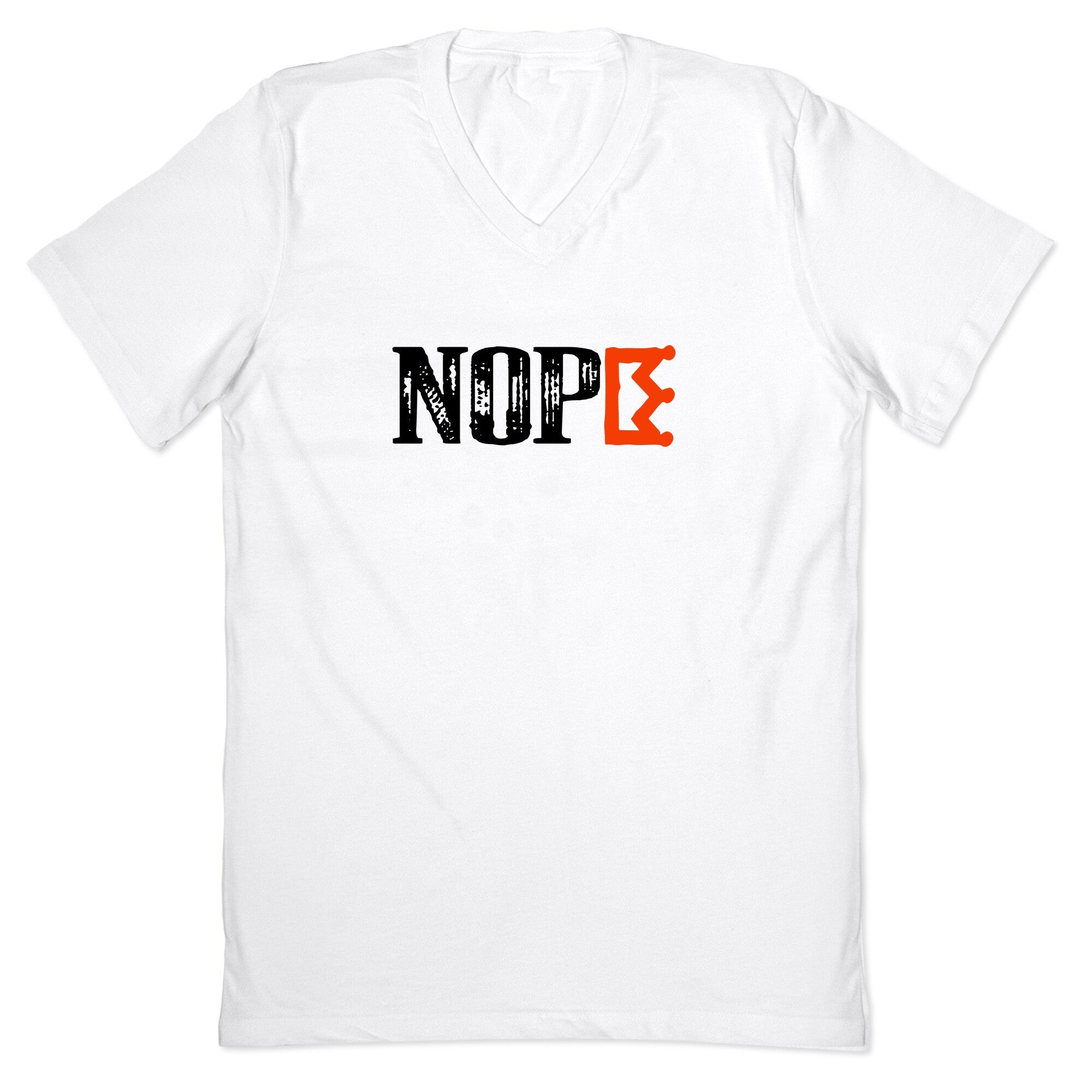 No Kings NOPE V-Neck - Adult & Kids T-Shirts, Sweatshirts & Hoodies apparel design preview 1