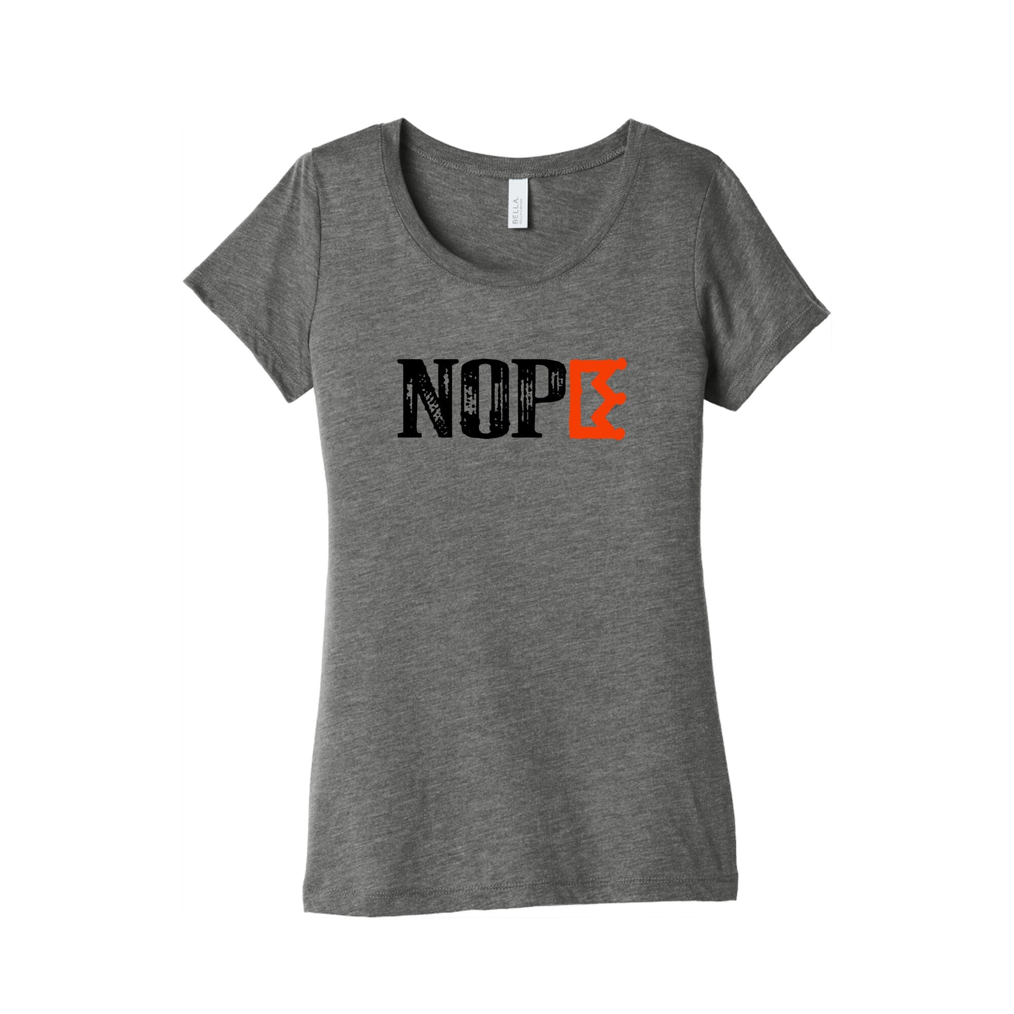 No Kings NOPE Womens Triblend - Adult & Kids T-Shirts, Sweatshirts & Hoodies apparel design preview 1