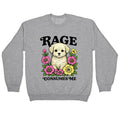 Rage Consumes Me Puppy Crewneck - Adult & Kids T-Shirts, Sweatshirts & Hoodies apparel design preview 1