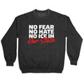 No ICE In Our State Crewneck - Adult & Kids T-Shirts, Sweatshirts & Hoodies apparel design preview 1
