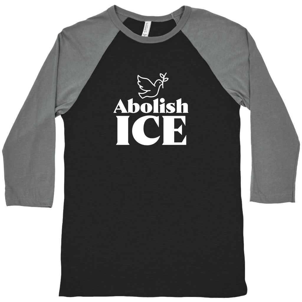 Abolish ICE Dove Baseball - Adult & Kids T-Shirts, Sweatshirts & Hoodies apparel design preview 1