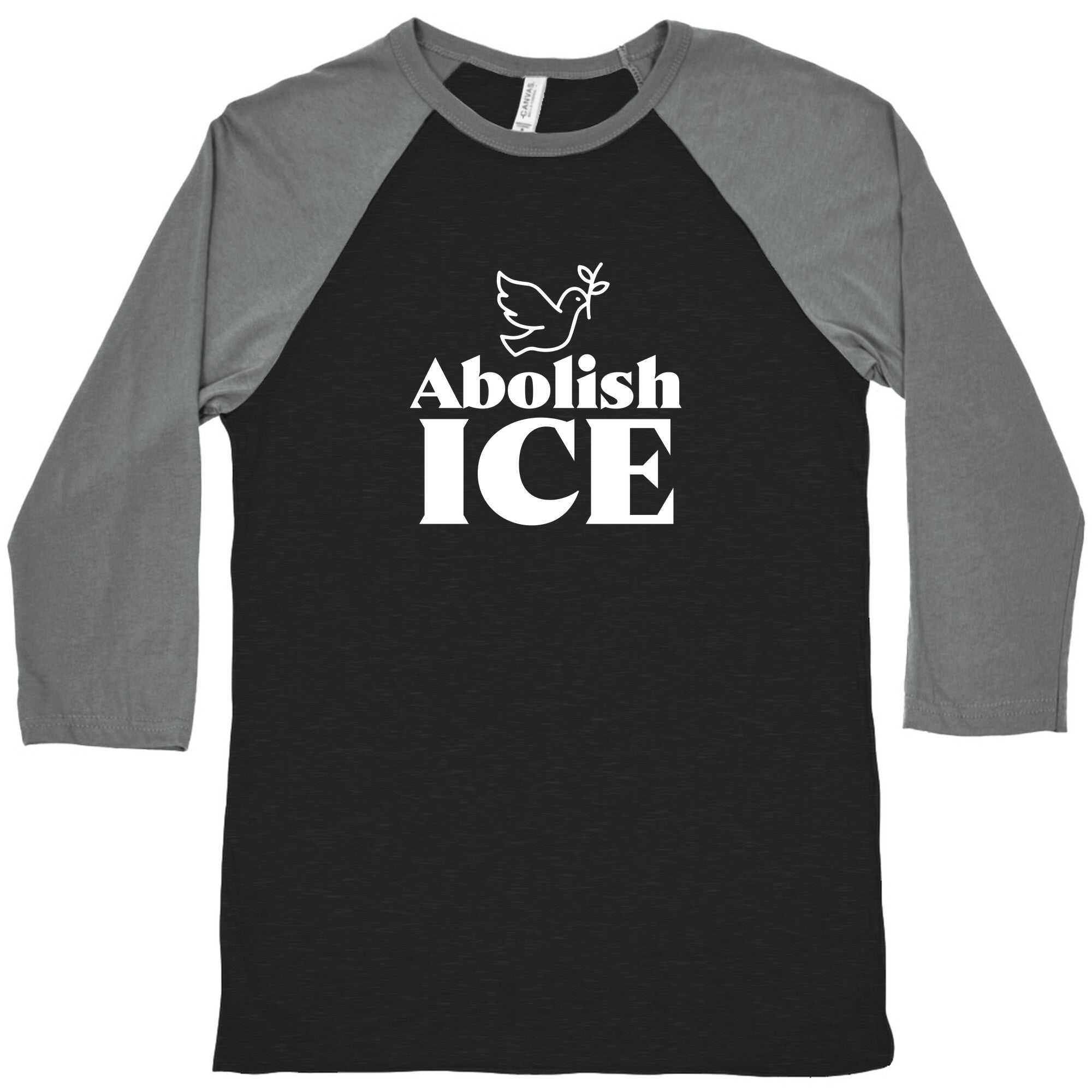 Abolish ICE Dove Baseball - Adult & Kids T-Shirts, Sweatshirts & Hoodies apparel design preview 1