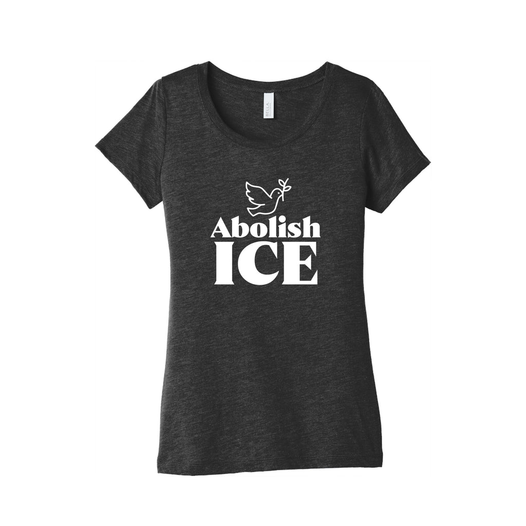 Abolish ICE Dove Womens Triblend - Adult & Kids T-Shirts, Sweatshirts & Hoodies apparel design preview 1