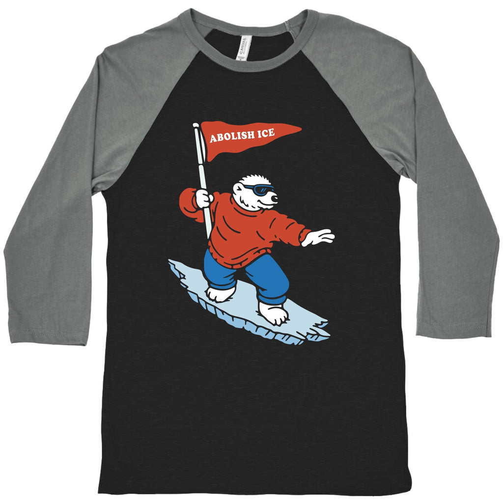 Abolish ICE Bear Baseball - Adult & Kids T-Shirts, Sweatshirts & Hoodies apparel design preview 1