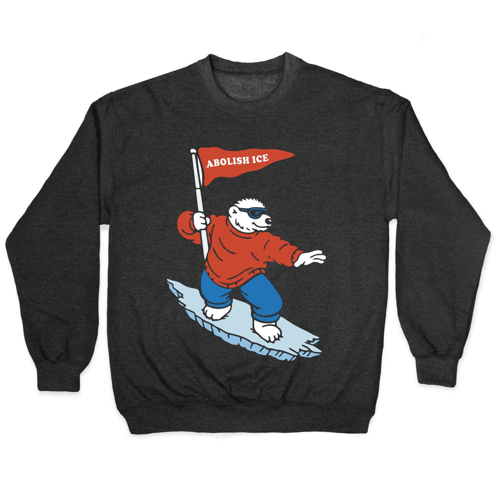 Abolish ICE Bear Crewneck - Adult & Kids T-Shirts, Sweatshirts & Hoodies apparel design preview 1