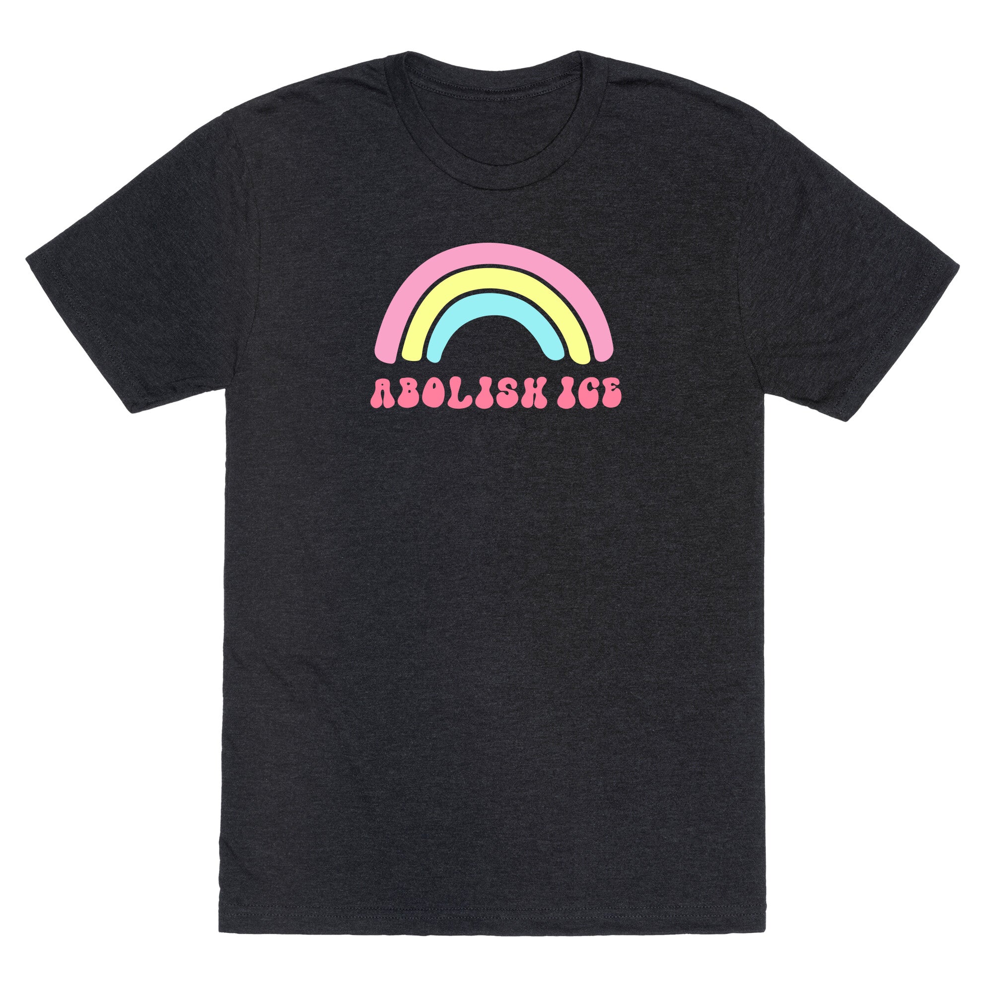 Abolish ICE Rainbow Unisex Triblend - Adult & Kids T-Shirts, Sweatshirts & Hoodies apparel design preview 1