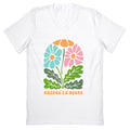 Chinga La Migra Flower V-Neck - Adult & Kids T-Shirts, Sweatshirts & Hoodies apparel design preview 1