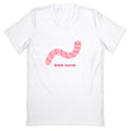 Book Worm V-Neck - Adult & Kids T-Shirts, Sweatshirts & Hoodies apparel design preview 1
