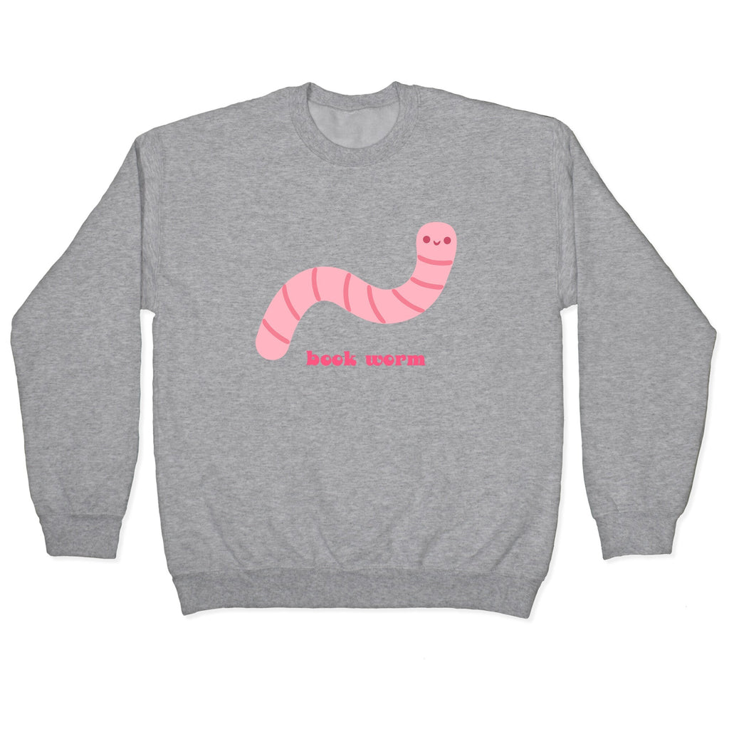 Book Worm Crewneck - Adult & Kids T-Shirts, Sweatshirts & Hoodies apparel design preview 1