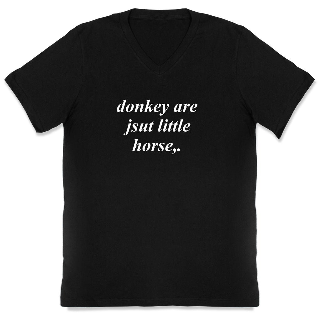 Donkey V-Neck - Adult & Kids T-Shirts, Sweatshirts & Hoodies apparel design preview 1
