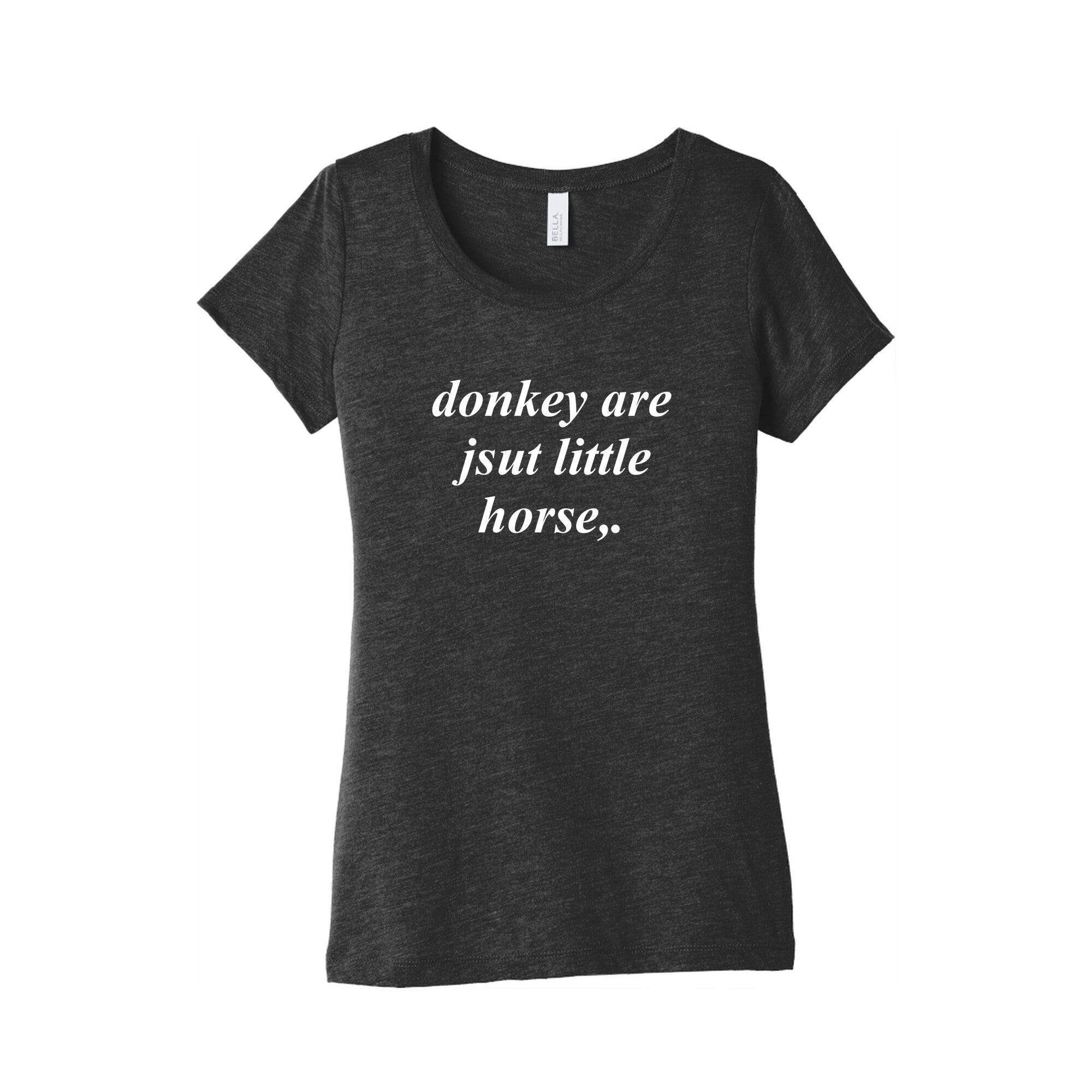 Donkey Womens Triblend - Adult & Kids T-Shirts, Sweatshirts & Hoodies apparel design preview 1