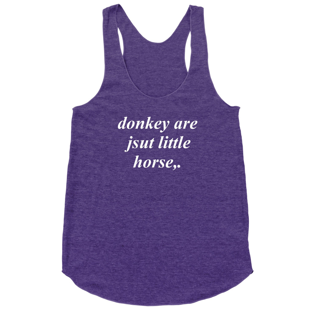 Donkey Racerback Tank - Adult & Kids T-Shirts, Sweatshirts & Hoodies apparel design preview 1