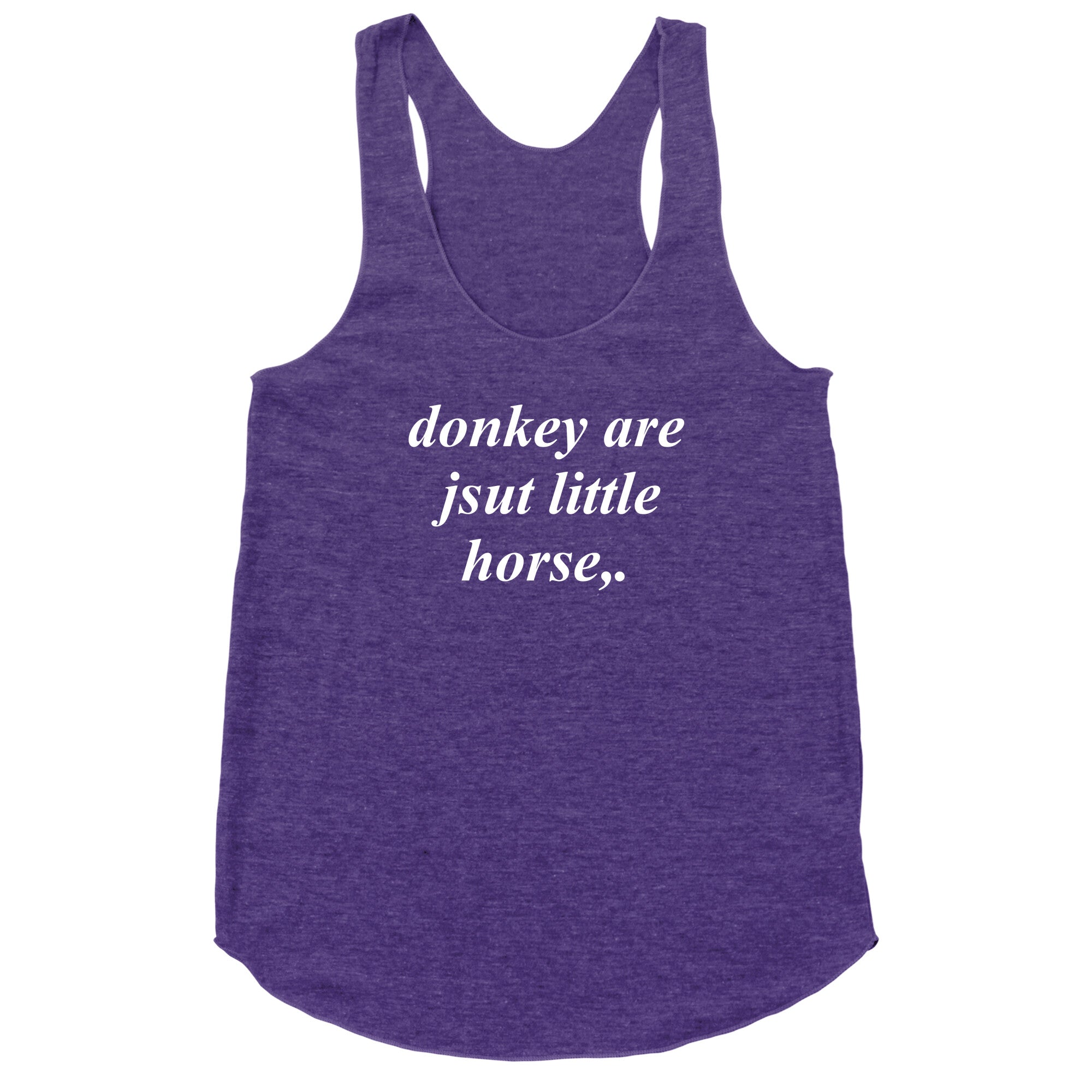 Donkey Racerback Tank - Adult & Kids T-Shirts, Sweatshirts & Hoodies apparel design preview 1