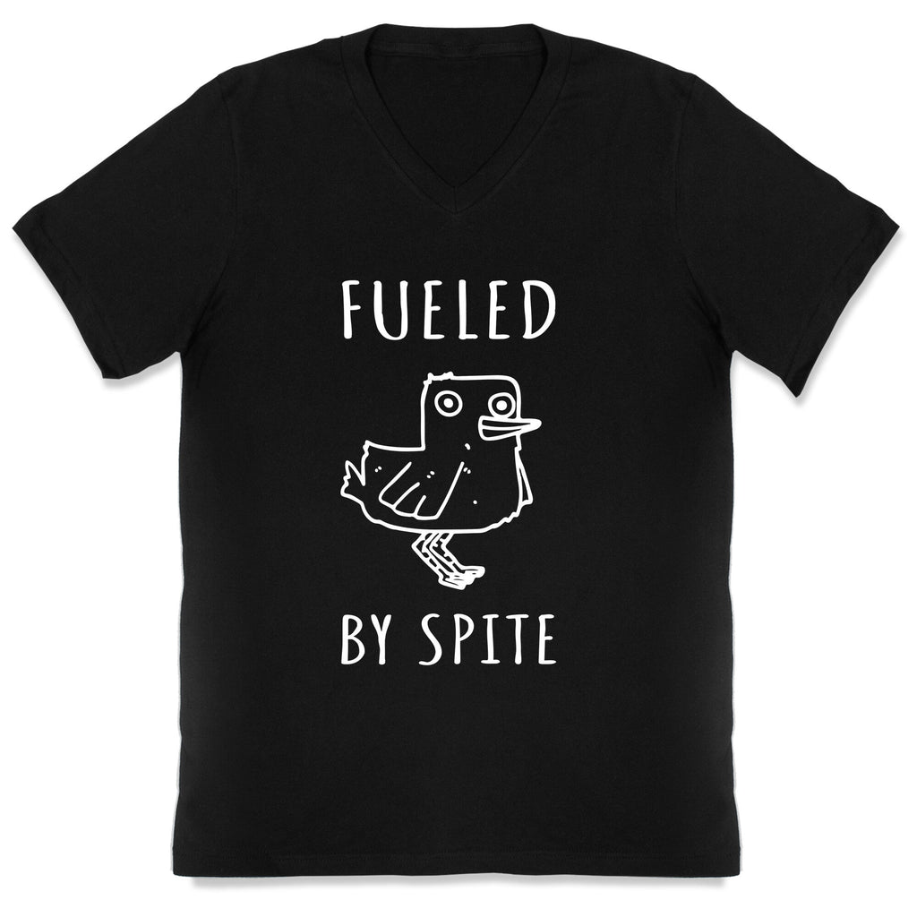 Fueled By Spite V-Neck - Adult & Kids T-Shirts, Sweatshirts & Hoodies apparel design preview 1