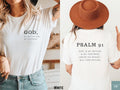 Psalm 91 Minimalist Christian Bible Verse Faith Based - Adult & Kids T-Shirts, Sweatshirts & Hoodies apparel design preview 1