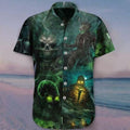 Pure Horror Inspired Halloween Hawaiian - Adult & Kids T-Shirts, Sweatshirts & Hoodies apparel design preview 1