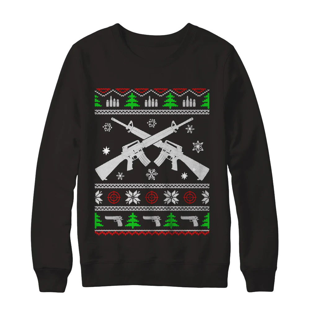 I want rifle guns for Christmas Ugly Christmas Sweater - Holiday Gift product image 3