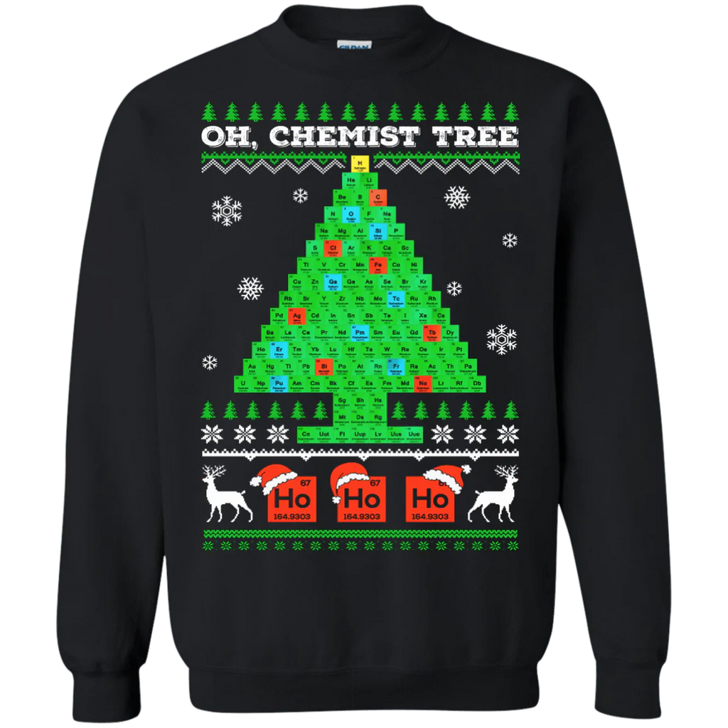 Oh chemistry tree science Christmas Sweater - Holiday Gift product image 3
