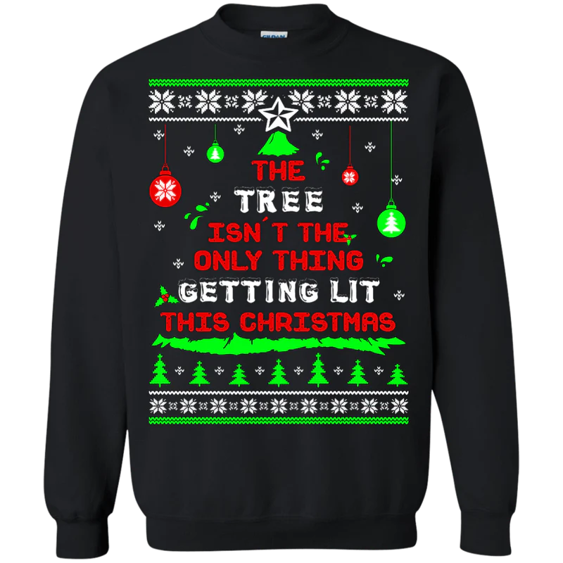 The tree isn’t the only thing getting lit this Christmas Sweater - Holiday Gift product image 2