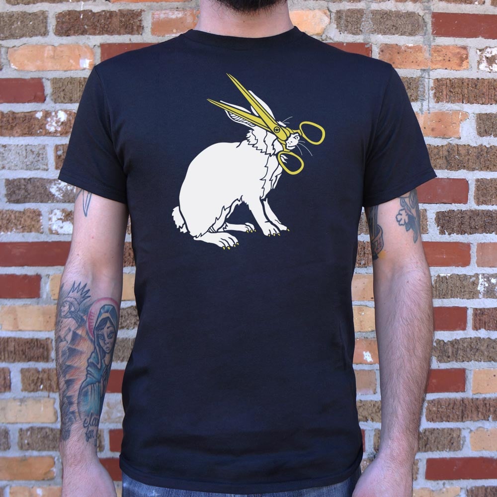Rabbit And Scissors - Adult & Kids T-Shirts, Sweatshirts & Hoodies apparel design preview 1