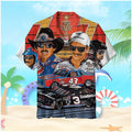 Race Car Theme Nascar Inspired Hawaiian - Adult & Kids T-Shirts, Sweatshirts & Hoodies apparel design preview 1