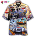 Racing And Drum Lover Music Car Hawaiian Trendy Aloha - Adult & Kids T-Shirts, Sweatshirts & Hoodies apparel design preview 1
