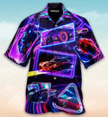 Racing Car Hawaiian Glowing Neon Colorful Hawaii - Adult & Kids T-Shirts, Sweatshirts & Hoodies apparel design preview 1