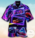 Racing Car Illuminating the Night on Premium Hawaiian - Adult & Kids T-Shirts, Sweatshirts & Hoodies apparel design preview 1