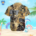 Raiders Pirates Skull Inspired Hawaiian Print - Adult & Kids T-Shirts, Sweatshirts & Hoodies apparel design preview 1