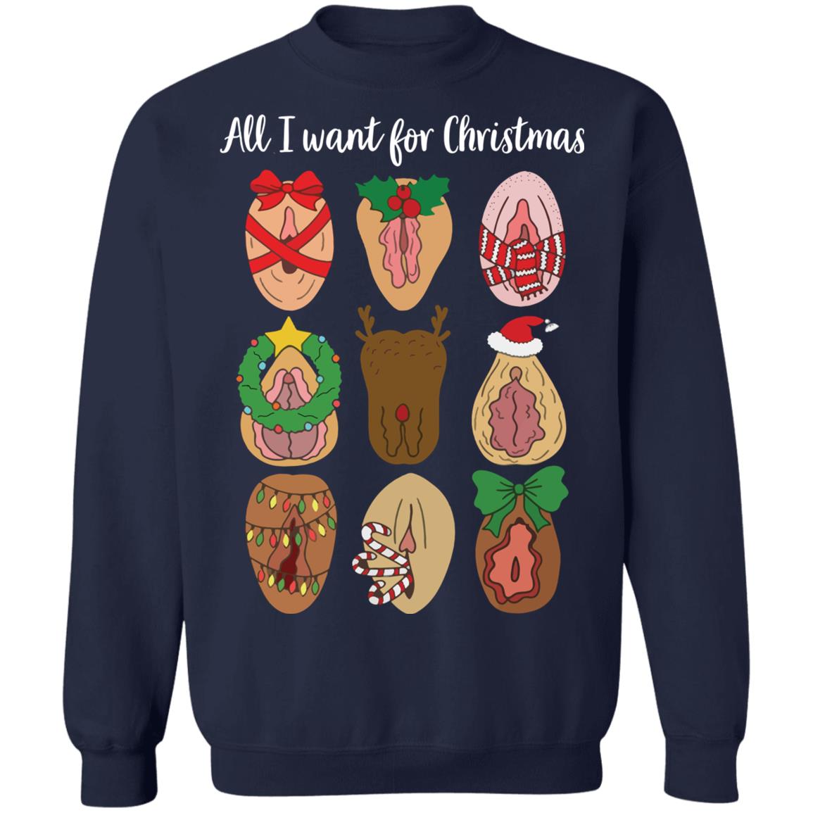 Vagina All I want for Christmas Sweater - Holiday Gift product image 3