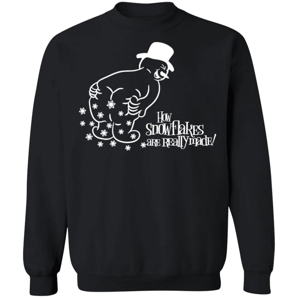 Penguin how snowflakes are really made Christmas Sweater - Holiday Gift product image 2