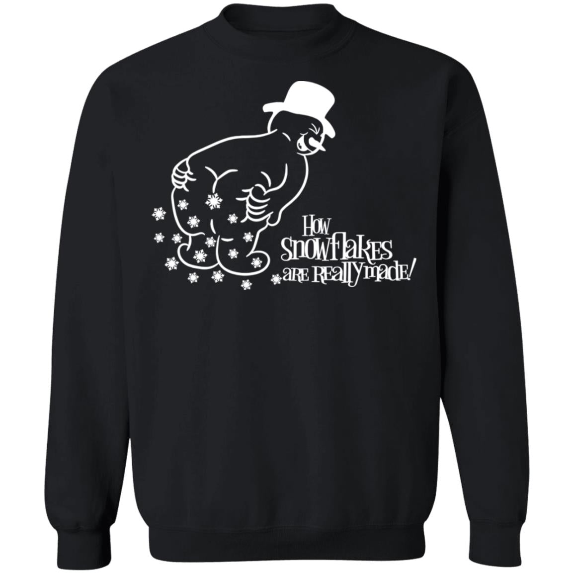Penguin how snowflakes are really made Christmas Sweater - Holiday Gift product image 2