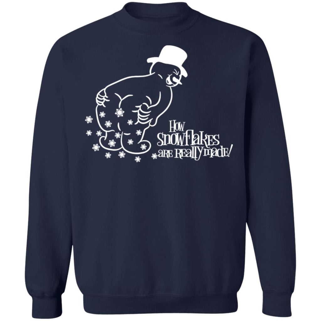 Penguin how snowflakes are really made Christmas Sweater - Holiday Gift product image 3