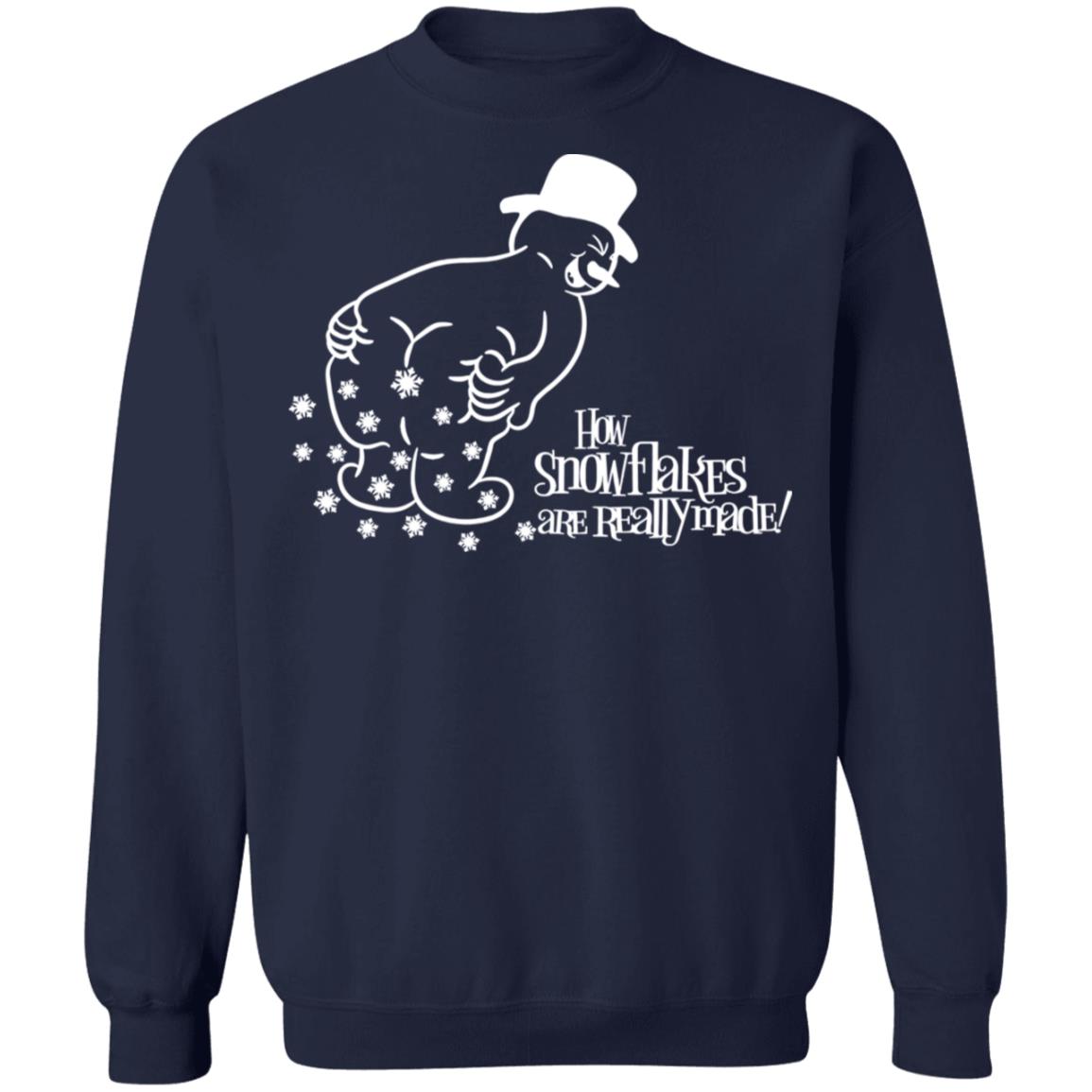 Penguin how snowflakes are really made Christmas Sweater - Holiday Gift product image 3