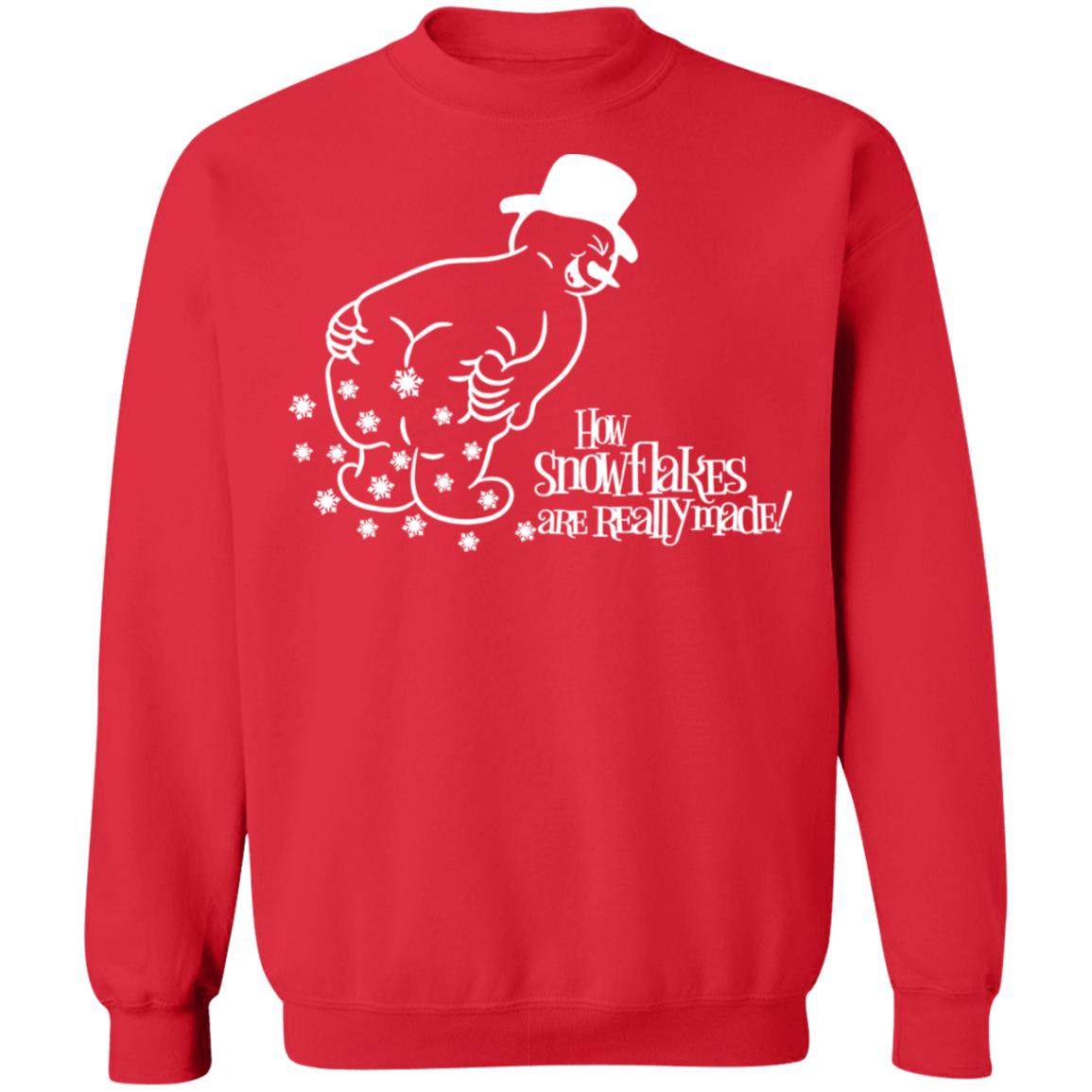 Penguin how snowflakes are really made Christmas Sweater - Holiday Gift product image 4