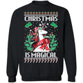 Unicorn Christmas is magical Christmas Sweater - Holiday Gift product image 2