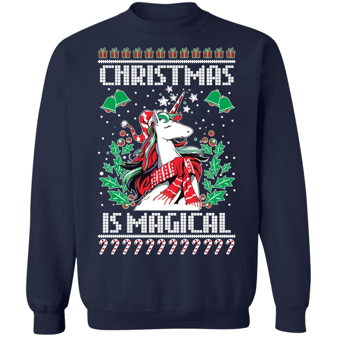 Unicorn Christmas is magical Christmas Sweater - Holiday Gift product image 3